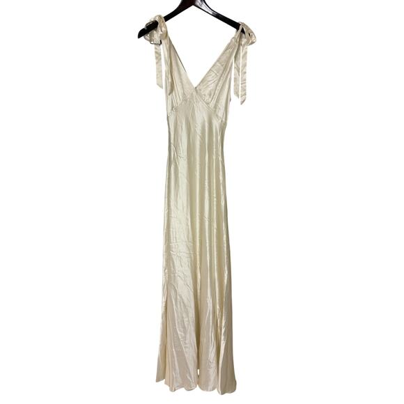 New Reformation Pernille Silk Dress - Picture 2 of 6